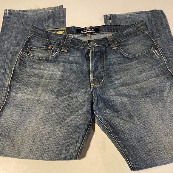 Original Rock & Republic Henlee Bootcut Jeans - Size 34x32 - Picture 1 of 5